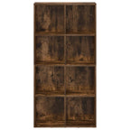 Libreria/Credenza Rovere Fumo 66x30x130 cm in Legno Multistrato