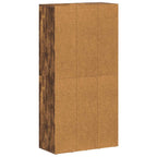Libreria/Credenza Rovere Fumo 66x30x130 cm in Legno Multistrato