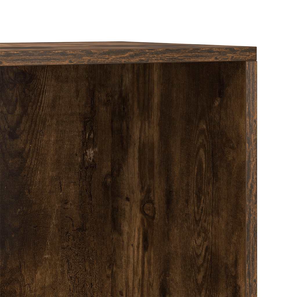 Libreria/Credenza Rovere Fumo 66x30x130 cm in Legno Multistrato