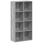 Libreria/Credenza Grigio Sonoma 66x30x130 cm Legno Multistrato