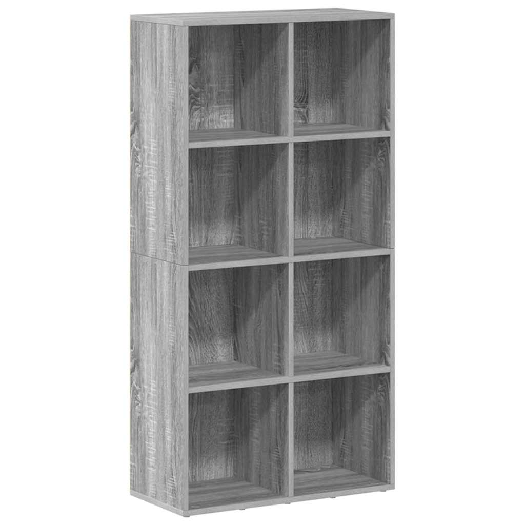 Libreria/Credenza Grigio Sonoma 66x30x130 cm Legno Multistrato