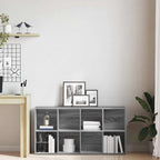 Libreria/Credenza Grigio Sonoma 66x30x130 cm Legno Multistrato