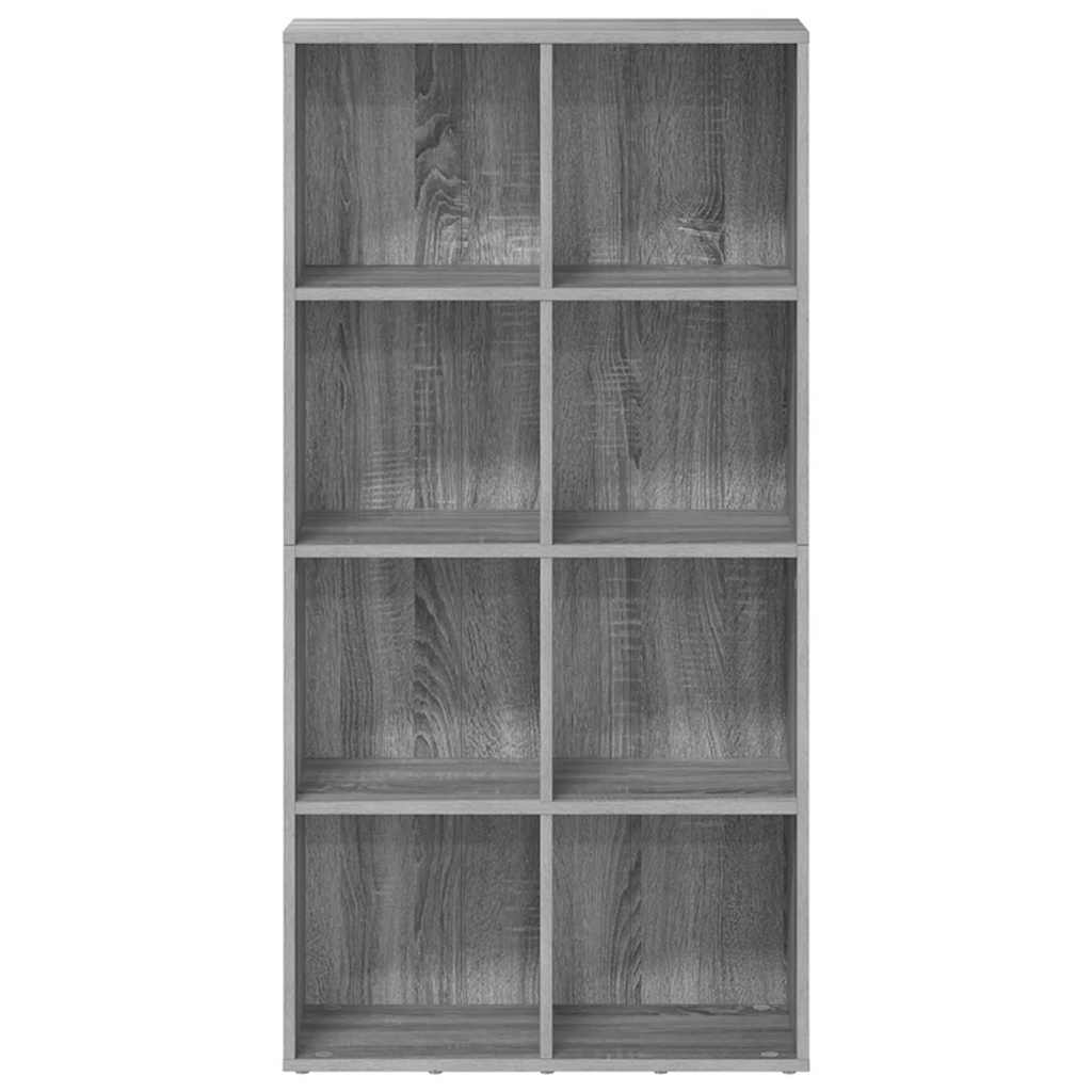 Libreria/Credenza Grigio Sonoma 66x30x130 cm Legno Multistrato