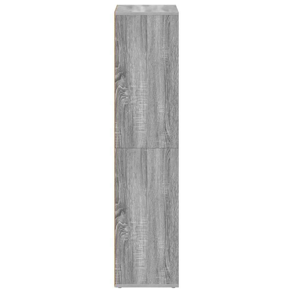 Libreria/Credenza Grigio Sonoma 66x30x130 cm Legno Multistrato