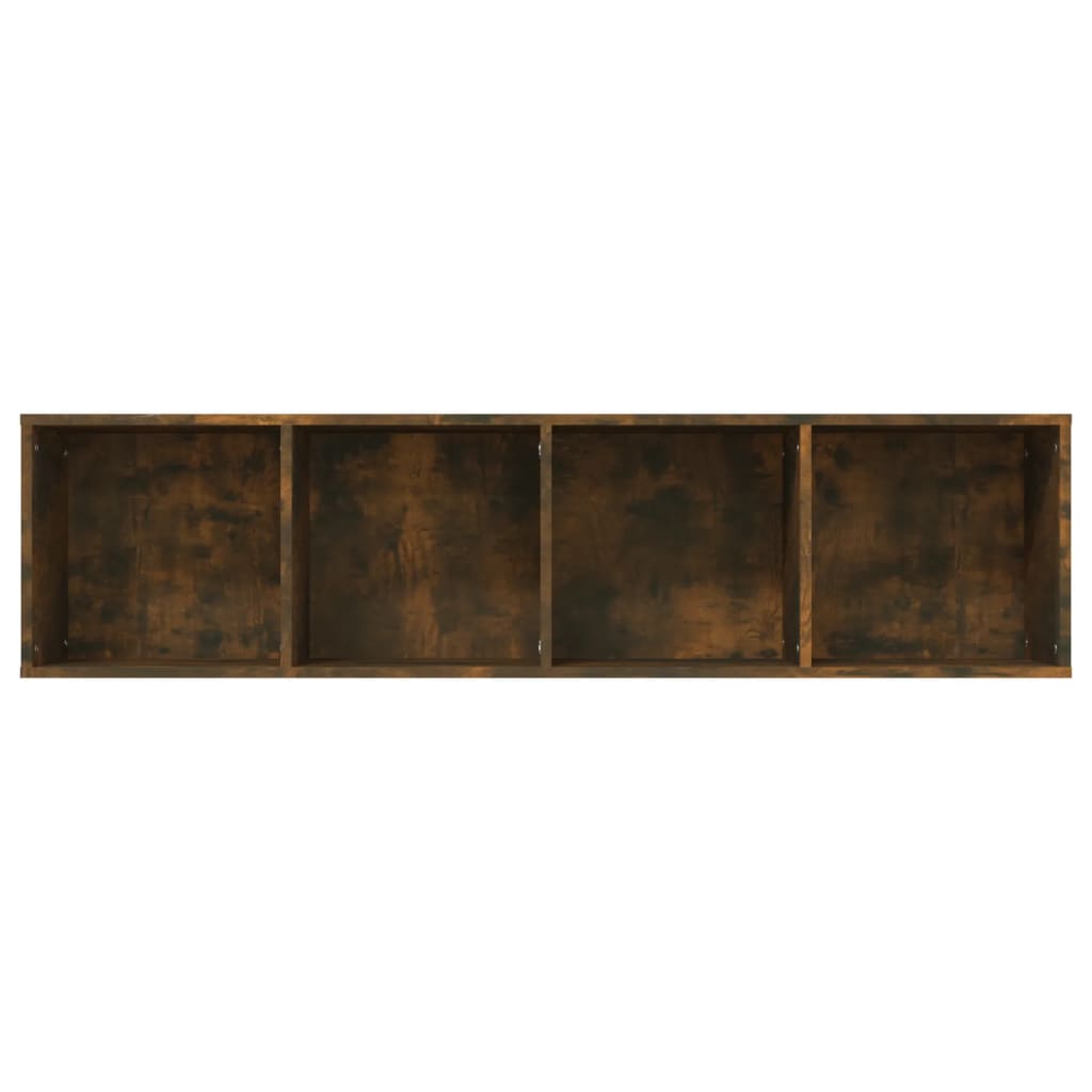 Libreria/Mobile TV Rovere Fumo 143x30x36cm in Legno Multistrato