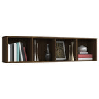 Libreria/Mobile TV Rovere Marrone 143x30x36cm Legno Multistrato