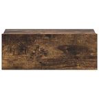 Comodino Pensile Rovere Fumo 40x30x15 cm in Legno Multistrato
