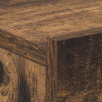 Comodino Pensile Rovere Fumo 40x30x15 cm in Legno Multistrato