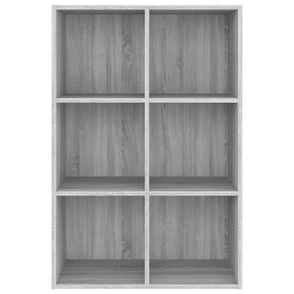 Libreria/Credenza Grigio Sonoma 66x30x98 cm Legno Multistrato