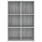 Libreria/Credenza Grigio Sonoma 66x30x98 cm Legno Multistrato