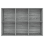 Libreria/Credenza Grigio Sonoma 66x30x98 cm Legno Multistrato