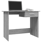 Scrivania Grigio Sonoma 100x50x76 cm in Legno Multistrato
