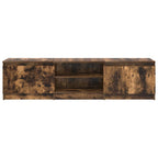 Mobile TV Rovere Fumo 140x40x35,5 cm in Legno Multistrato