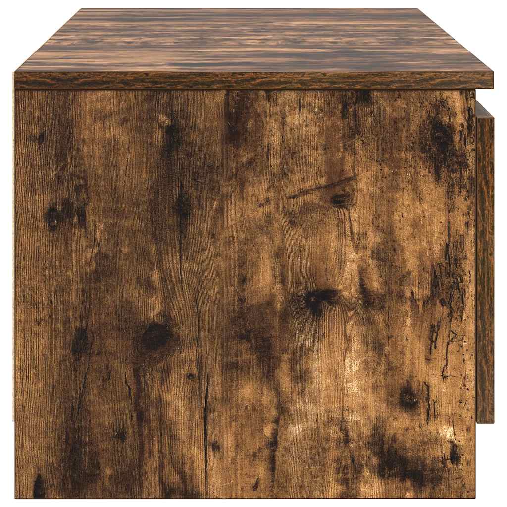 Mobile TV Rovere Fumo 140x40x35,5 cm in Legno Multistrato