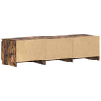 Mobile TV Rovere Fumo 140x40x35,5 cm in Legno Multistrato