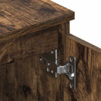 Mobile TV Rovere Fumo 140x40x35,5 cm in Legno Multistrato