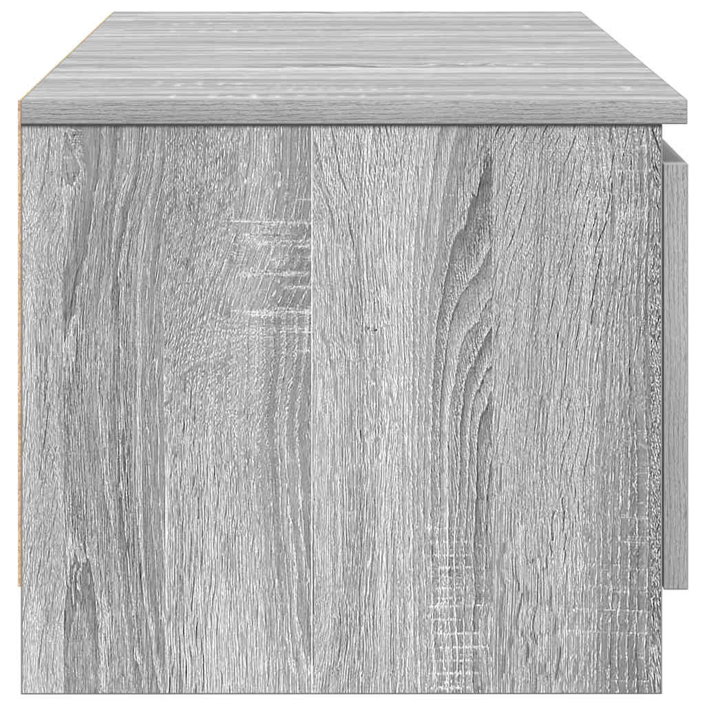 Mobile TV Grigio Sonoma 140x40x35,5 cm in Legno Multistrato