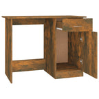 Scrivania Rovere Fumo 100x50x76 cm in Legno Multistrato