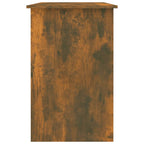 Scrivania Rovere Fumo 100x50x76 cm in Legno Multistrato