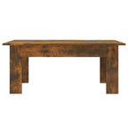 Tavolino da Salotto Rovere Fumo 100x60x42 cm Legno Multistrato