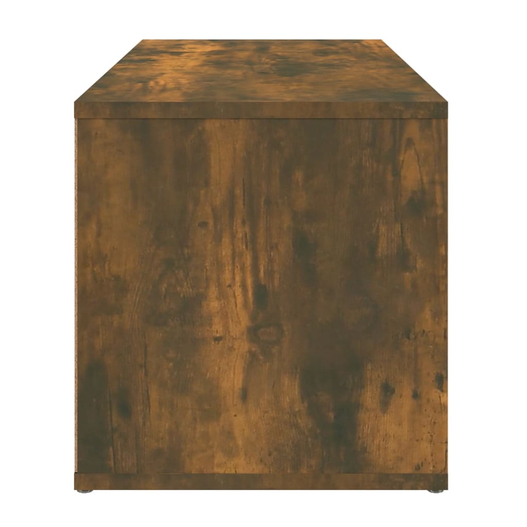 Mobile Porta TV Rovere Fumo 80x34x36 cm in Legno Multistrato