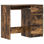 Scrivania Rovere Fumo 90x45x76 cm in Legno Multistrato