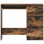 Scrivania Rovere Fumo 90x45x76 cm in Legno Multistrato