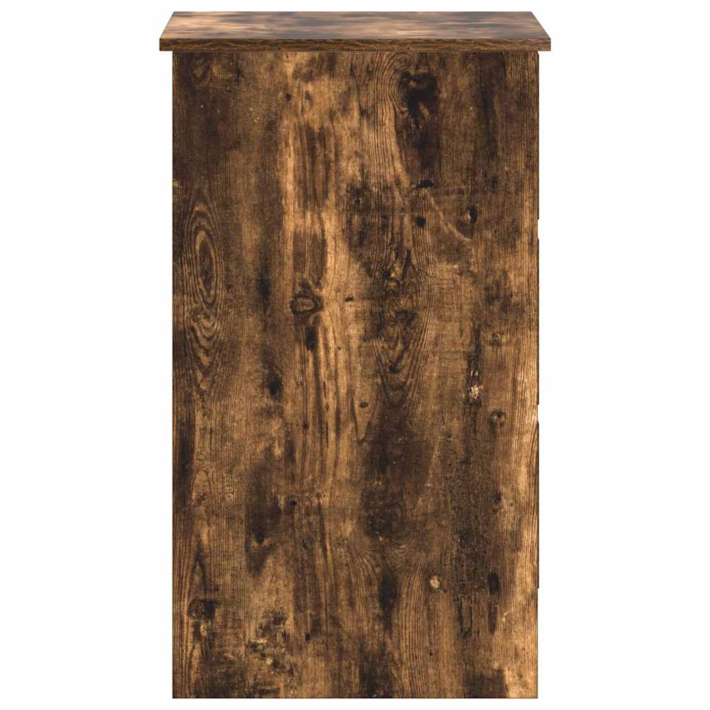 Scrivania Rovere Fumo 90x45x76 cm in Legno Multistrato