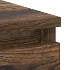 Scrivania Rovere Fumo 90x45x76 cm in Legno Multistrato