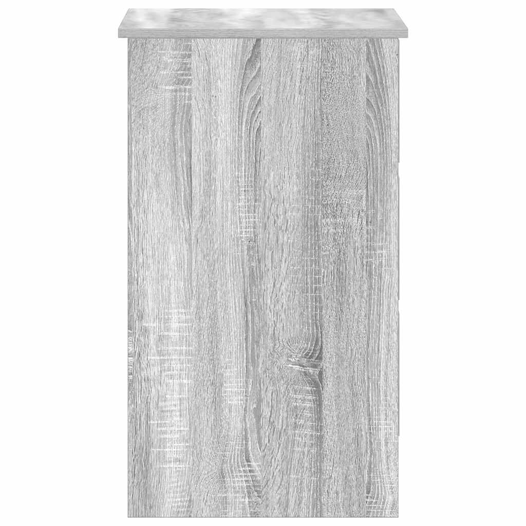 Scrivania Grigio Sonoma 90x45x76 cm in Legno Multistrato