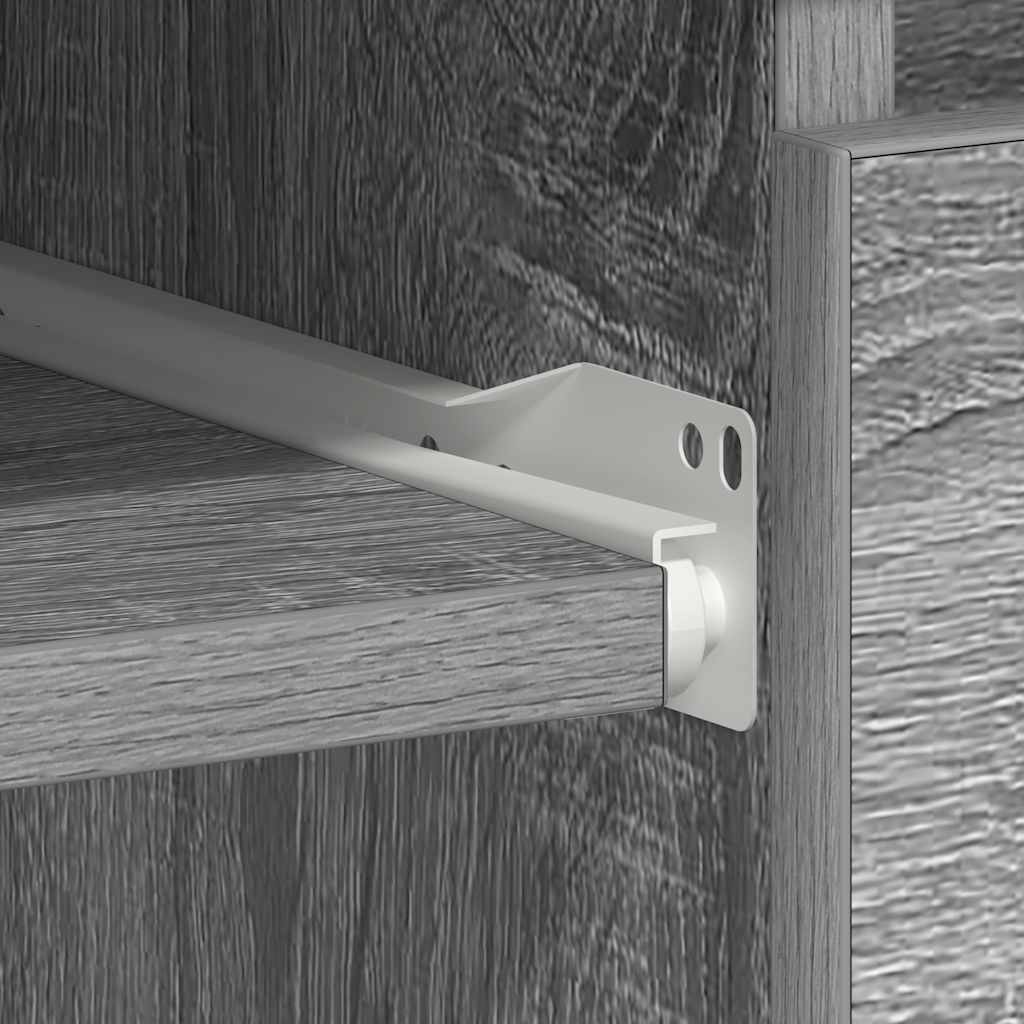 Scrivania Grigio Sonoma 90x45x76 cm in Legno Multistrato