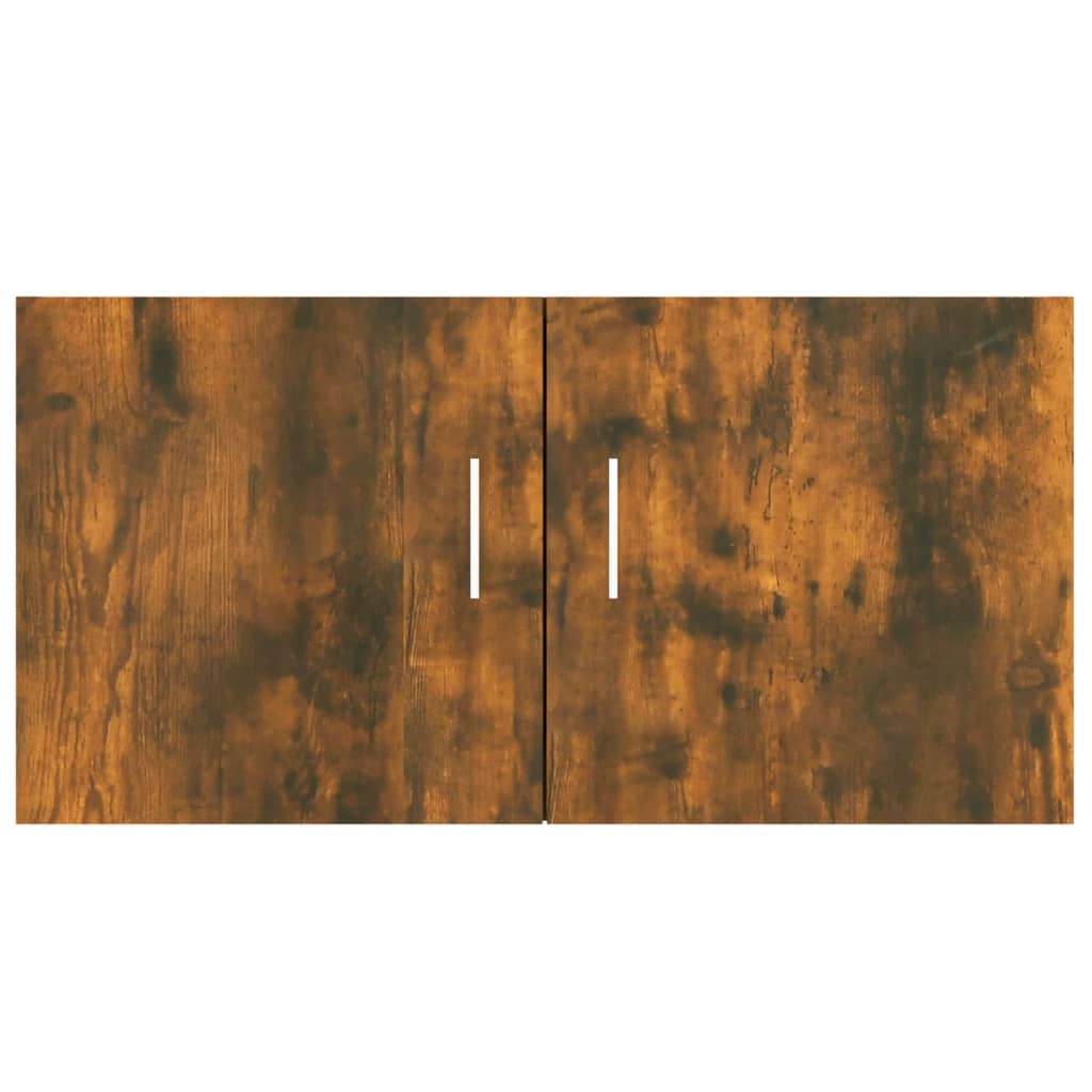 Armadietto da Parete Rovere Fumo 80x39x40 cm Legno Multistrato