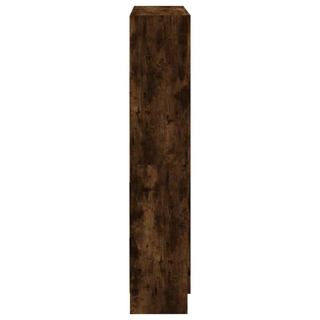 Libreria Rovere Fumo 82,5x30,5x150 cm in Legno Multistrato