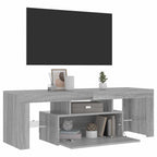 Mobile Porta TV con Luci LED Grigio Sonoma 120x35x40 cmcm