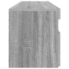 Mobile Porta TV con Luci LED Grigio Sonoma 90x35x40 cm