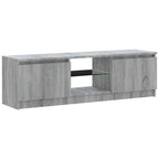 Mobile Porta TV con Luci LED Grigio Sonoma 120x30x36 cm
