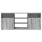 Mobile Porta TV con Luci LED Grigio Sonoma 120x30x50 cm