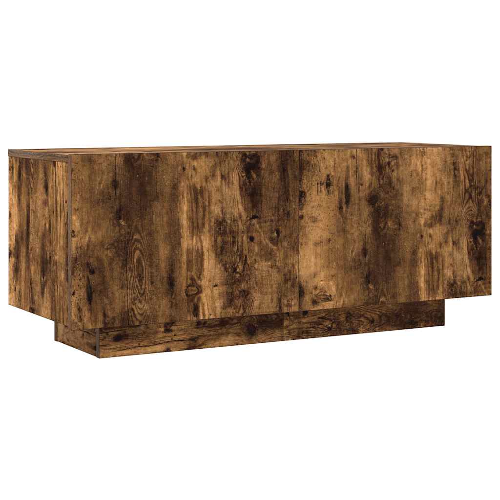 Mobile TV Rovere Fumo 100x35x40 cm in Legno Multistrato