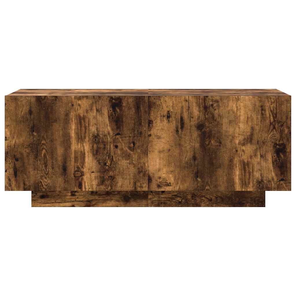 Mobile TV Rovere Fumo 100x35x40 cm in Legno Multistrato
