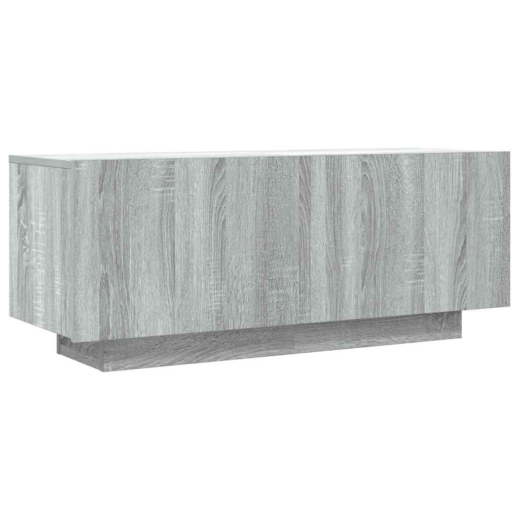 Mobile TV Grigio Sonoma 100x35x40 cm in Legno Multistrato