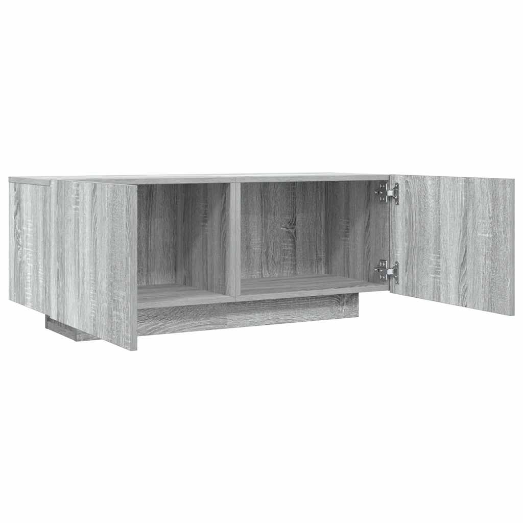 Mobile TV Grigio Sonoma 100x35x40 cm in Legno Multistrato