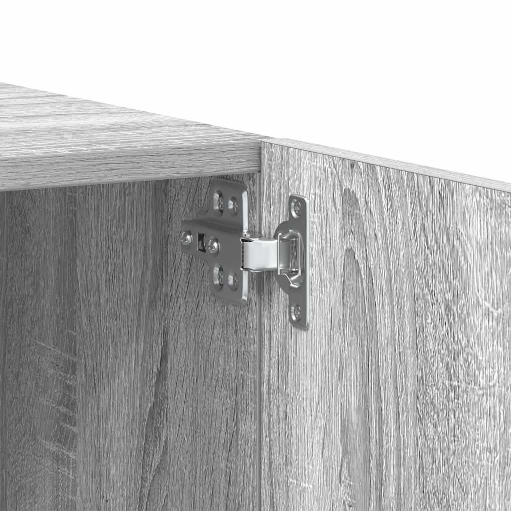 Mobile TV Grigio Sonoma 100x35x40 cm in Legno Multistrato