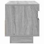 Mobile Porta TV con Luci LED Grigio Sonoma 80x35x40 cm