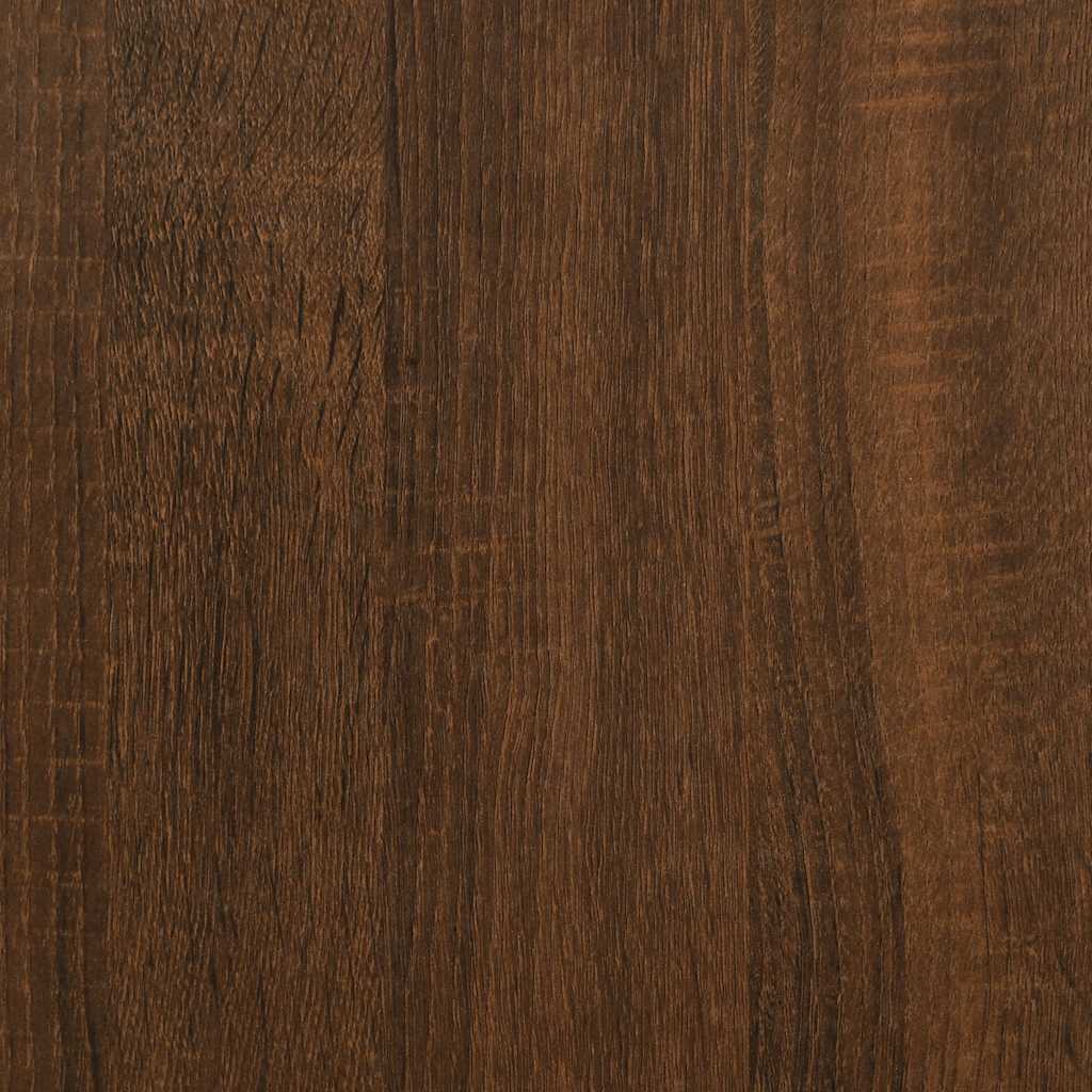 Tavolino da Salotto Rovere Marrone 40x40x40cm Legno Multistrato