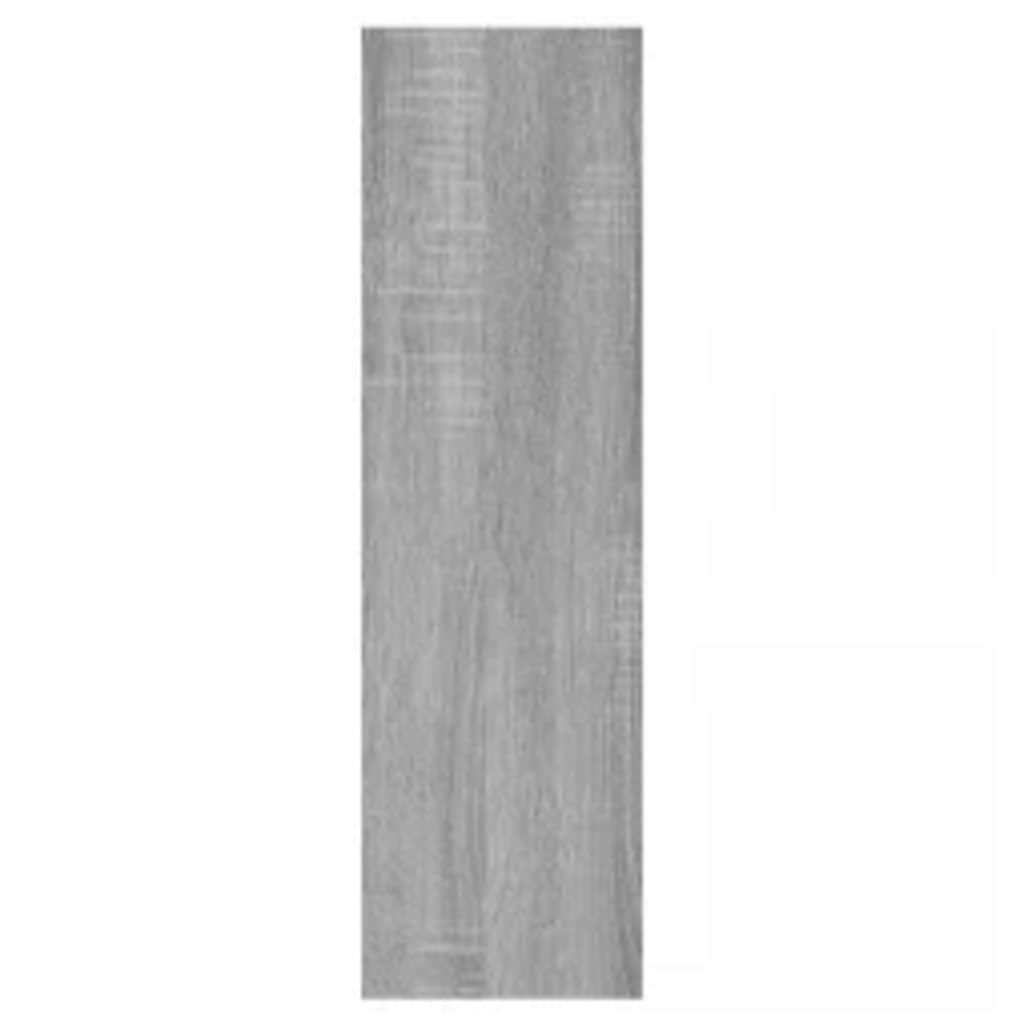 Mensola a Muro Grigio Sonoma 75x16x55 cm in Legno Multistrato