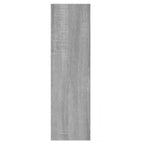 Mensola a Muro Grigio Sonoma 75x16x55 cm in Legno Multistrato