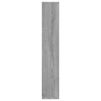 Mensola a Muro Grigio Sonoma 36x16x90 cm in Legno Multistrato