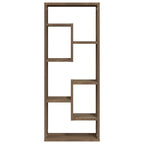 Mensola a Muro Rovere Marrone 36x16x90 cm in Legno Multistrato