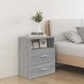 Comodino Grigio Sonoma 50x32x60 cm