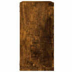 Mensole a Cubo 6 pz Rovere Fumo 30x15x30 cm